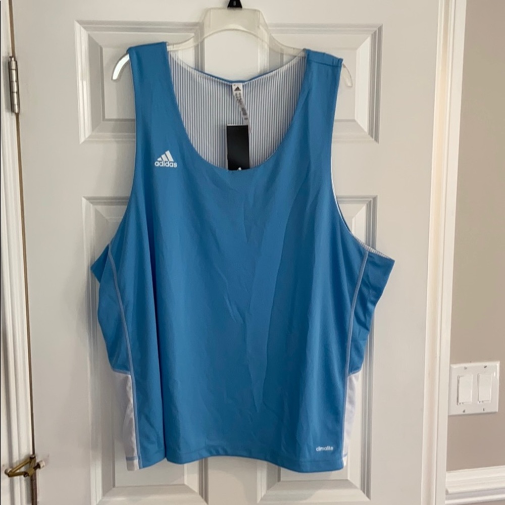 Adidas 2XL Light Blue Pinnie